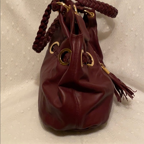*SOLD*Michael Kors Braided Grommet Shoulder Tote - Picture 4 of 11